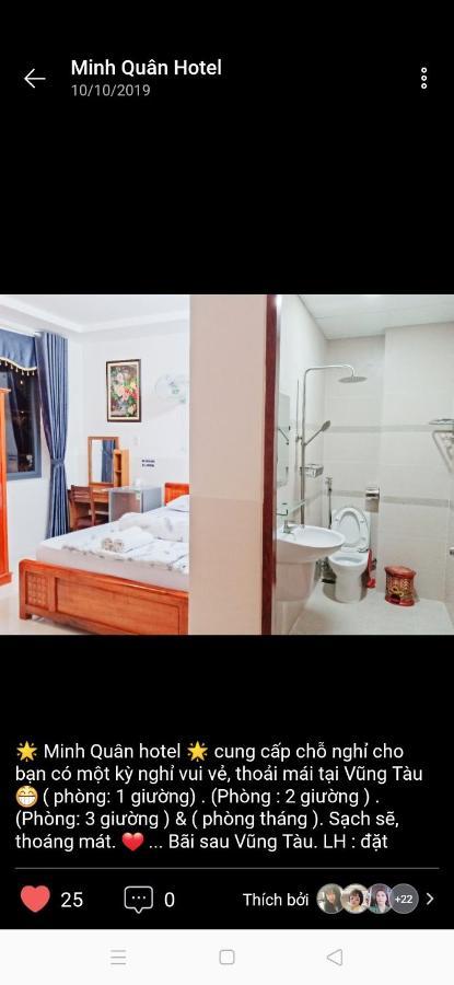 Minh Quan Hotel Vũng Tàu Eksteriør billede